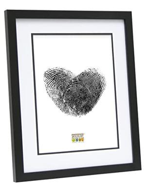 Deknudt Fotokader in zwart met passe-partout 10x15 S43AK2