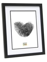 Deknudt Fotokader in zwart met passe-partout 15x20 S43AK2 - thumbnail