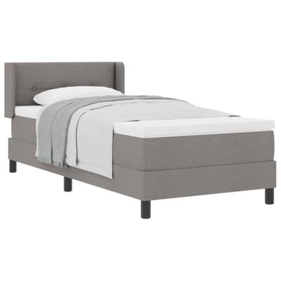 Boxspringbed met matras met matras Taupe 90 x 190 cm