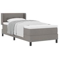Boxspringbed met matras met matras Taupe 90 x 190 cm - thumbnail