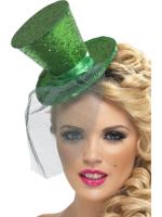 Fever mini hoedje groen - thumbnail