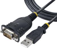 Kabel USB naar Seriële Poort Startech 1P3FP-USB-SERIAL Zwart - thumbnail