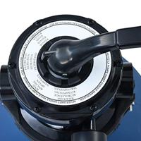 VidaXL Zwembadzandfilter met 4-positie ventiel 300 mm blauw - thumbnail