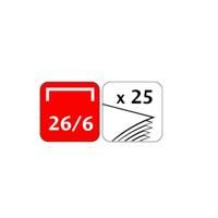 Maped nietmachine Essentials Metal half strip 24/6-26/6 zwart - thumbnail
