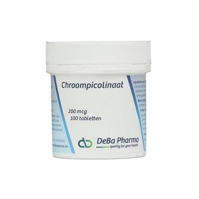 Deba Pharma Chroompicolinaat 100 Tabletten