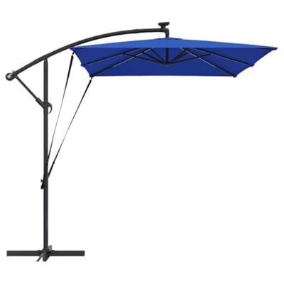 Cantilever Banana Parasol met slot Blauw 294 x 200 x 254 cm Cantilever Banana Parasol met slot Blauw 294 x 200 x 254 cm