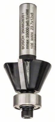 Bosch Accessories 2608628351 Vlakke frees Hardmetaal Lengte 54 mm Afmeting, Ø 23.7 mm Schachtdiameter 8 mm