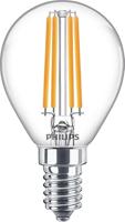 Philips 34756400 Gloeilamp-lamp Energielabel E (A - G) E14 Peer 6.5 W Warmwit (Ø x l) 45 mm x 80 mm 1 stuk(s) - thumbnail