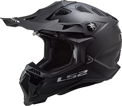 LS2 crosshelm "mx700 subverter evo noir", uitneembaar en wasbaar, ademend en hypoallergeen. helmet mx700 subv.evo noir m matt black
