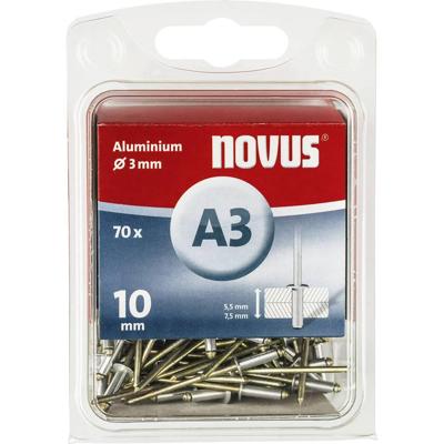 Novus Blindklinknagel A3 X 10mm | Alu SB | 70 stuks - 045-0030 045-0030 Novus Blindklinknagel A3 X 10mm | Alu SB | 70 stuks - 045-0030 045-0030