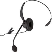 Auerswald COMfortel H-200 On Ear headset Kabel Mono Zwart Noise Cancelling Mono Telefoon - thumbnail