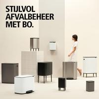 Brabantia bo touch bin 30 liter soft beige - thumbnail