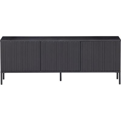 Tv-meubel Gravure New 150 cm Grenen Zwart Tv-meubel Gravure New 150 cm Grenen Zwart