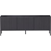 WOOOD TV-meubel 'New Gravure' Grenen, 150cm, kleur Zwart - thumbnail