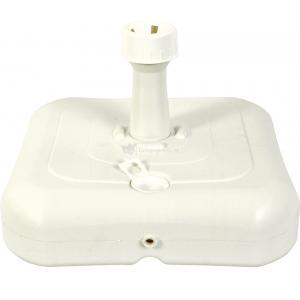 Parasolvoet kunststof vulbaar 10 liter wit Parasolvoet kunststof vulbaar 10 liter wit