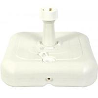 Parasolvoet kunststof vulbaar 10 liter wit - thumbnail