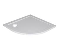 luxe douchebak SMC 1/4 rond 900x900x40 inbouw wit - thumbnail