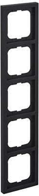 Busch-Jaeger 2CKA001754A4423 Frame Frame 5-voudig Future lineair Zwart, Diepzwart (RAL 9005) 1 stuk(s)