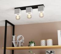 Eglo Betonlook plafondlampPrestwick 3 - 43596 - thumbnail