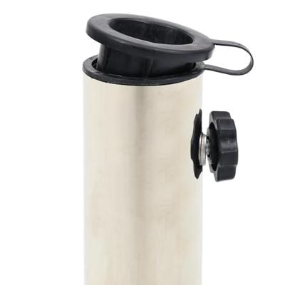 VidaXL Parasolvoet 40x28x4 cm graniet zwart