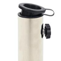 VidaXL Parasolvoet 40x28x4 cm graniet zwart - thumbnail