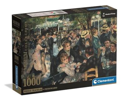 CLEMENTONI - Compact 1000 stukjes - Renoir: Bal bij de molen