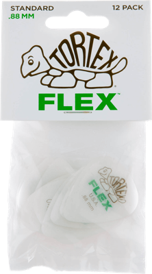 Dunlop 428P88 Tortex Flex Standard Plectrum 0.88mm 12-Pack
