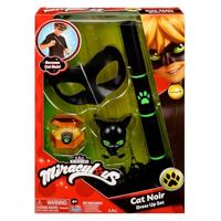 Kostuums voor Kinderen Miraculous: Tales of Ladybug & Cat Noir Transformation Set - Cat Noir 4 Onderdelen Zwart Multicolour - thumbnail