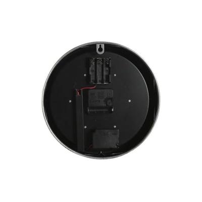 Muurklok Home ESPRIT Zwart Gouden Zilverkleurig Metaal Kristal 25 x 6,3 x 25 cm (2 Stuks) Muurklok Home ESPRIT Zwart Gouden Zilverkleurig Metaal Kristal 25 x 6,3 x 25 cm (2 Stuks)