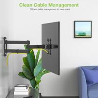 Techly ICA-LCD 923B 30 Zwart flat panel muur steun - thumbnail