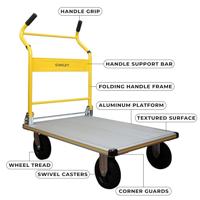 Stanley PC512 Platform Truck | 350 kg - 83.500.06 - thumbnail
