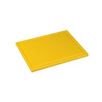 Interlux Snijplaat met sapgoot - 325x265x15mm - Geel - thumbnail