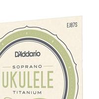 D&apos;Addario EJ87S Pro Arte Titanium snarenset voor sopraan ukelele - thumbnail