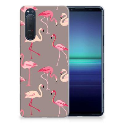 Sony Xperia 5II | TPU Hoesje | Flamingo