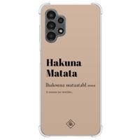 Samsung Galaxy A13 4G shockproof hoesje - Hakuna matata - thumbnail