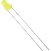 TRU COMPONENTS 1577458 Bedrade LED Geel Rond 3 mm 275 mcd 60 ° 20 mA - thumbnail