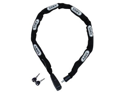 Abus citychain 6800/110 zwart - 5mm dik - sleutelslot