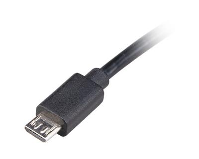 Akasa AK-CBUB58-15BK USB-kabel 1,5 m USB 2.0 USB A Micro-USB B Zwart