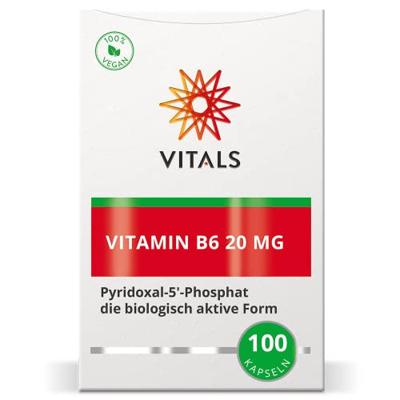 Vitals Vitamine B6 20mg Capsules - thumbnail