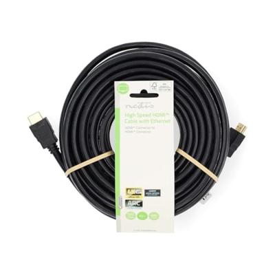 Nedis High Speed HDMI-Kabel met Ethernet HDMI-HDMI 4K@60Hz ARC 18 Gbps 15.00m Zwart