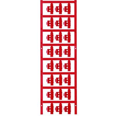 Weidmüller 1805790000 SFC 2/21 NEUTRAL RT Kabelmarkeringdrager Montagemethode: Vastklemmen Markeringsvlak: 4.10 x 21 mm Rood Aantal markeringen: 120 120 stuk(s)