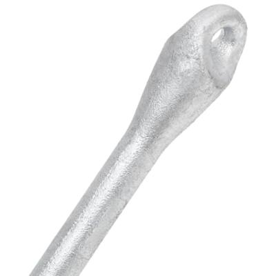 VidaXL Anker inklapbaar 8 kg thermisch verzinkt gietijzer zilver