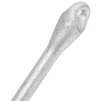 VidaXL Anker inklapbaar 8 kg thermisch verzinkt gietijzer zilver - thumbnail