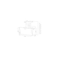 CONTINENTAL EDISON CEHD6065B zwarte decoratieve kap - L60 cm - thumbnail