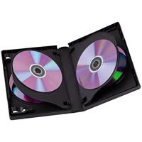 Hama 00049685 DVD-hoes 6 CDs/DVDs/Blu-rays Zwart Polypropyleen 3 stuk(s) - thumbnail