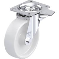Blickle L-PO 125R-ST Zwenkwiel met rem Wieldiameter: 125 mm Draagvermogen (max.): 250 kg 1 stuk(s) - thumbnail