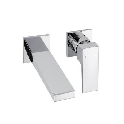 Wastafelmengkraan Inbouw Sapho Dimy 1-hendel Uitloop Recht 18.6 cm Chroom Sapho