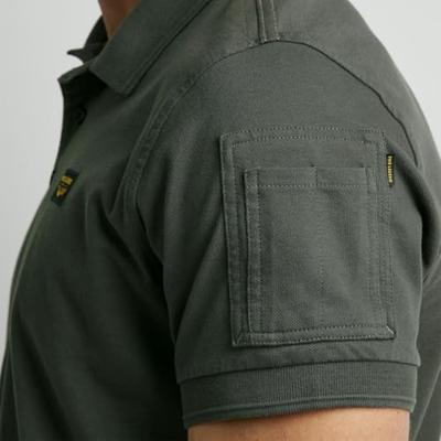 Pme Legend Short Sleeve Polo Cotton Elastan P Poloshirts 8039 - Beluga