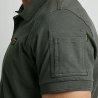 Pme Legend Short Sleeve Polo Cotton Elastan P Poloshirts 8039 - Beluga - thumbnail