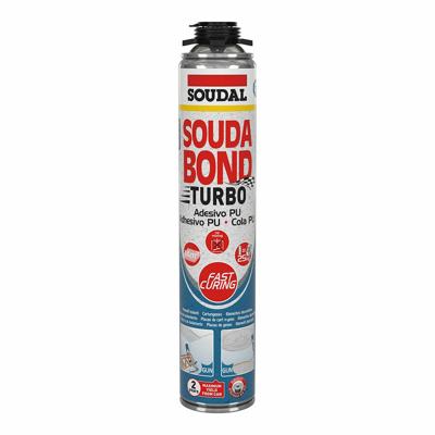 Schuim Soudal SoudaBond Turbo Polyurethaan Pistool 750 ml